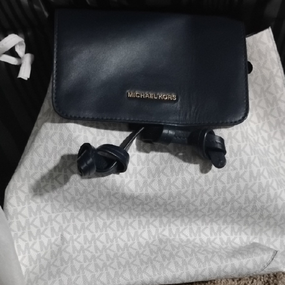 Michael Kors Dark Blue Crossbody Bag